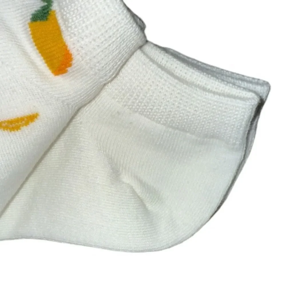 kate spade White Yellow Gray Lemon All Over Print & Solid Low Cut Socks 3 pack
